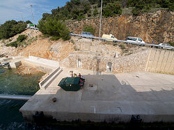 Reisebericht - mit tuifly.com nach Mali Losinj in Kroatien - der im letzten Jahr ausgebaute Fhrhafen Merag auf Cres
