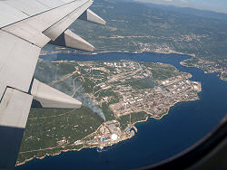 Reisebericht - mit tuifly.com nach Mali Losinj in Kroatien - Blick auf die Bucht sdstlich von Rijeka